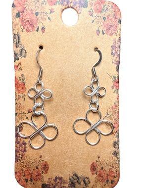 Handmade Wire Wrapped Earrings Stainless Steel Hypoallergenic